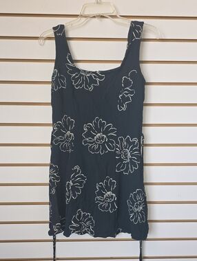 Vintage City Triangles Floral Tank Dress